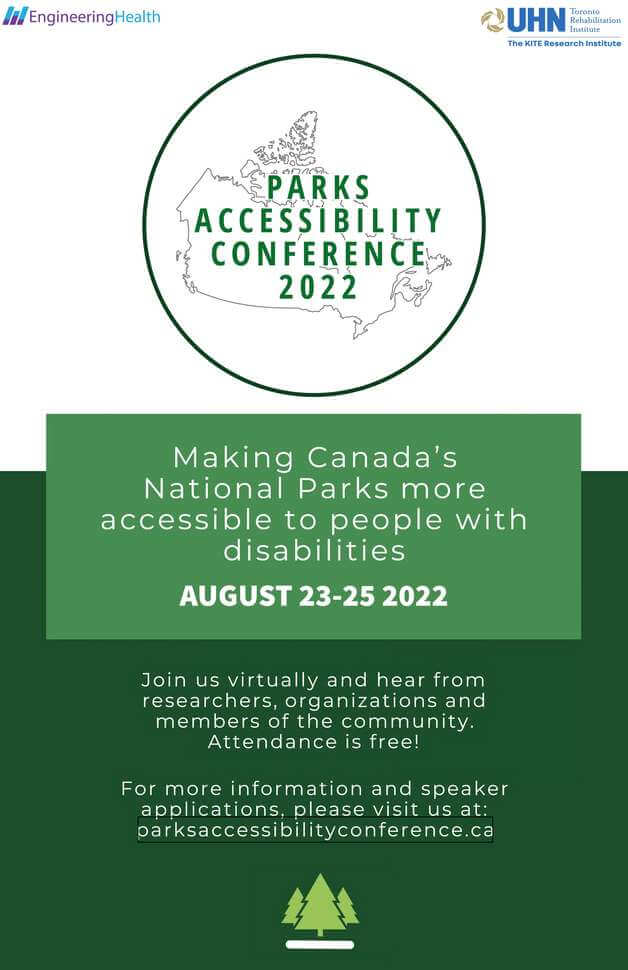 Parks Accessibility Conference flyer