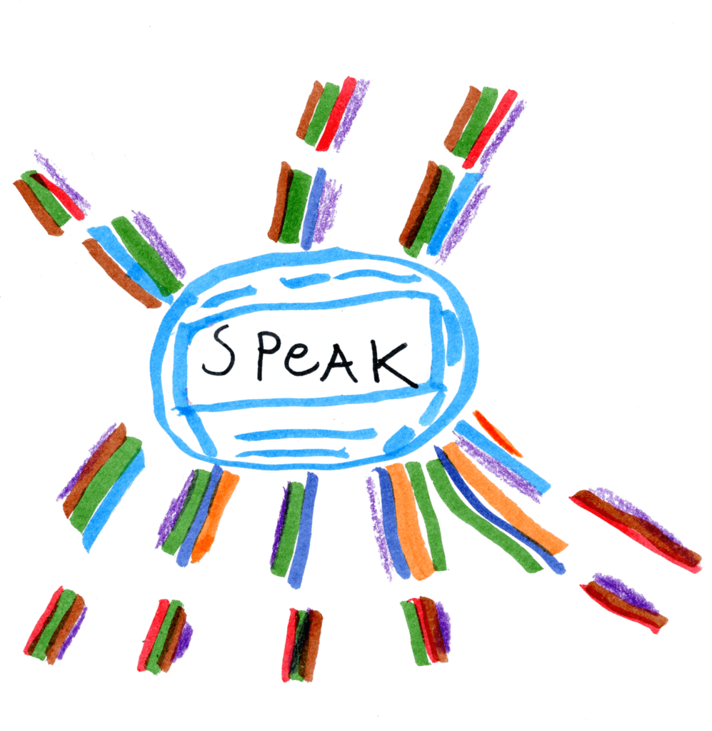 SPEAK podcast logo