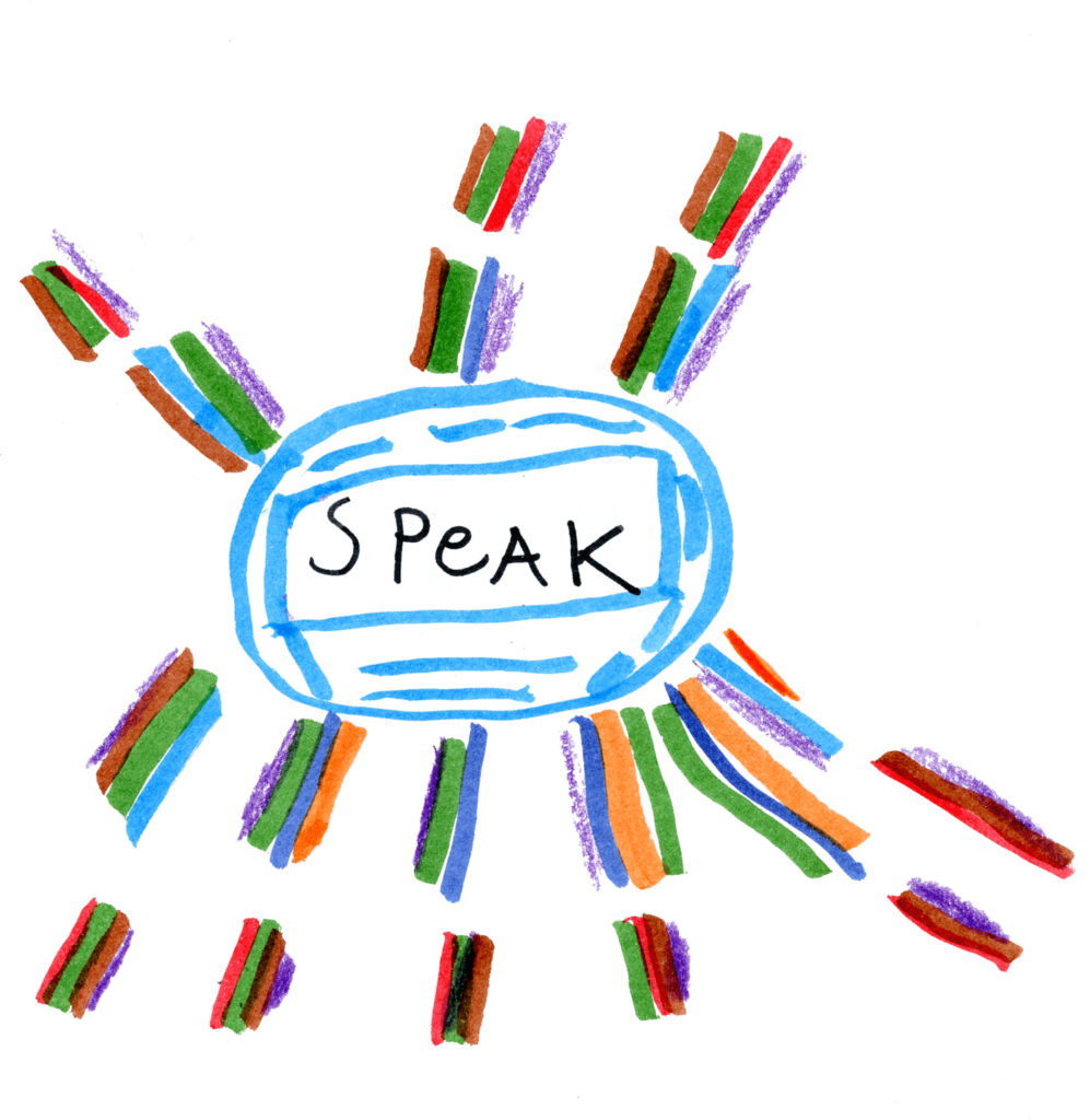 SPEAK podcast logo