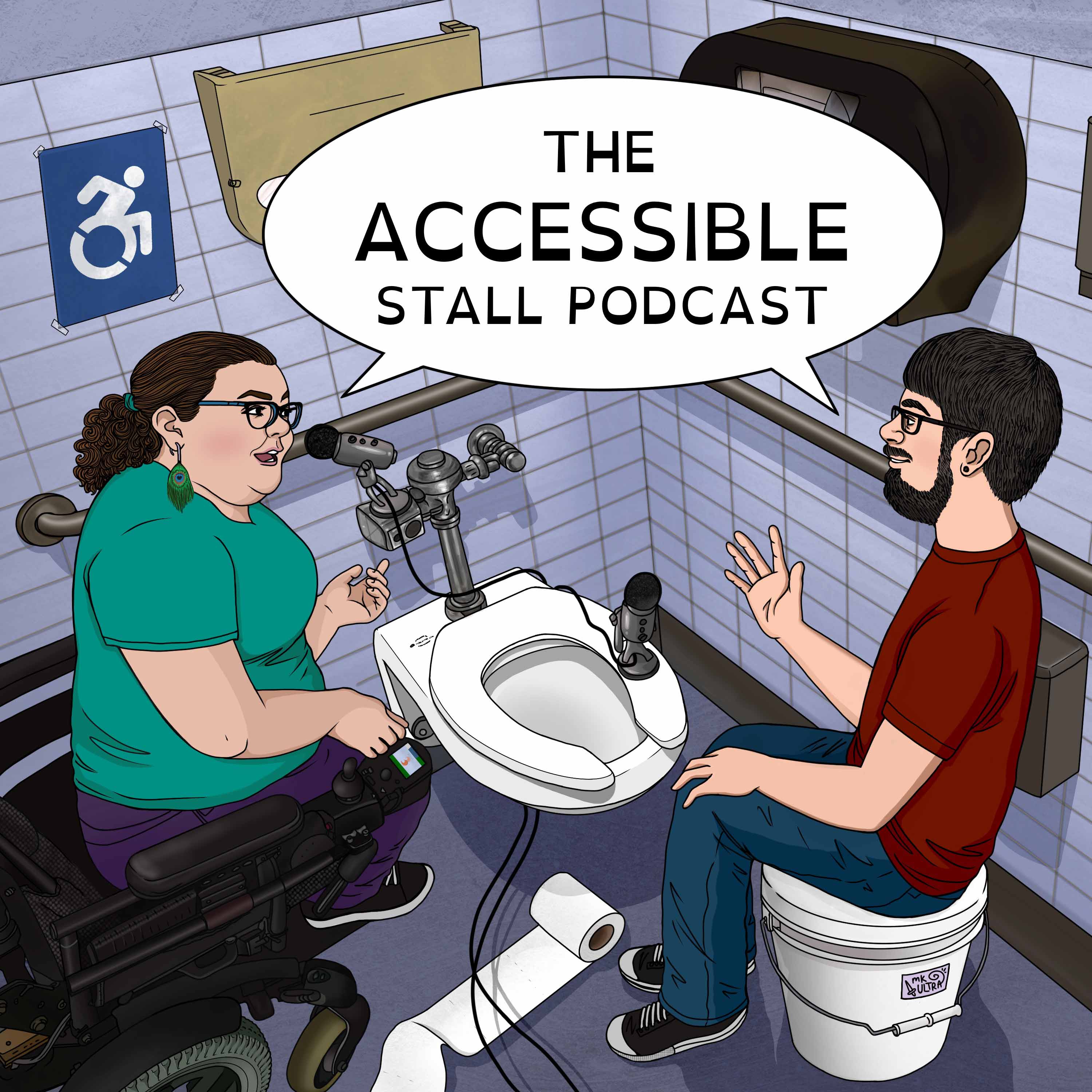 The Accessible Stall Artwork